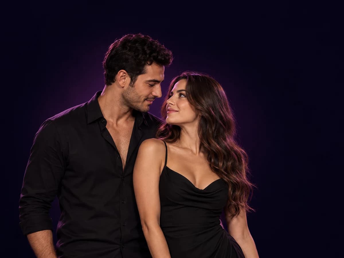 Cast başvurusu için hazırlanan temsili çift görseli